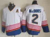 Hommes 1996 Vintage # 2 Al Macinnis Hockey Jerseys Chemises cousues bleues 2002 Nation Team Rouge Noir A Patch M-XXXL