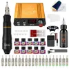 Phoenixy Tattoo Kit Rotary Gun Cartridge Machine for Beginners Power Supply Pen Body Art 231225