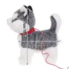 Leash Electric Walking Dog Toy Simulation Singing Puppy Barking Plush Baby Craw Learning Toddler Gift 231228