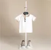 Children039s shirts New Summer Baby boy Shirts Blank Top Tees Short Sleeve White Black Cotton T Shirt For Kids Girl Clothing3217542