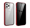 Antipeeping Full Body Protection Covers for iPhone 13 13pro 13ProMax 1212Pro12Max12Promax耐久性のあるクリアガラスメタルB6245615