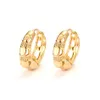 Nouveau design Big Hoop Earring Fine Gold GF Ed Ed pour femmes Girls Romantic Romantic Punk Party Jewelry Wedding Gift270K