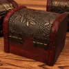 200pcs partia małe vintage pudełka na bibeloty drewniane biżuteria pudełko do przechowywania skarbnika biżuterii biżuteria