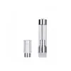 USA Stock TH205 TH210 ATOMIZER 0.8ML 유리 유리 탱크 일회용 카트리지 화이트 팁 프레스 팁 M6T 세라믹 코일 510 스레드 두꺼운 오일