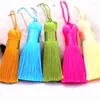 Keychains 10pcs 5cm Polyester Silk Tassel Fringe Tassels Trim Fring For Sewing Curtains Accessories DIY Crafts Jewelry Making