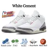 3s Jumpman 3 Basketball Shoe Midnight Navy Fear Pack White Cement Palomino Medellin Sunset Off Noir Wizards Fire Red Pine Green Racer Blue Men Womens Trainer Sneakers