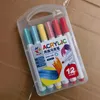 12/24/36/48 couleurs marqueurs de peinture acrylique croquis marqueur stylo peinture à la main pour céramique verre étudiant cadeau 231227
