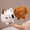 1pc 30/40cm Cute Round Teddy Dog Shiba Inu Bulldog Beagle Plush Toys Cartoon Dog Sofa Cushion Throw Pillow for Children Girls 231228