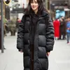 Women's Trench Coats Hooded Winter Down Cotton Parkas Warm Oversize 85kg Jackets Thicken Korean Long Padded Windproof Women Quilted