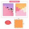 MQIAOHAM baby EVA foam puzzle play mat/9pcs/lot Interlocking Exercise floor mat 30cmX30cm 1cmThick Crawling Yoga Exercise Mats 231227