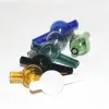 smoking 25mm OD Color Glass Bubble Carb Cap For Flat Top Quartz Banger Nails silicone hand pipes LL