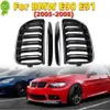 Accessories New One Pair High Quality Front Kidney Grille Hood Grills Double Line Slat For BMW 3 Series E90 E91 320i 323i 328i 335i 20052008