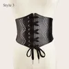 Gürtel Mode frauen Korsett Breite Pu-leder Abnehmen Körper Bund Für Frauen Elastische Taille Gürtel Kummerbund Dekorative