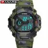 PANARS moda uomo orologio digitale impermeabile sport all'aria aperta orologi da polso sportivi orologio elettronico a LED per uomo241b