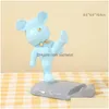 Tablet PC står Creative Bear Mobile Telefon Holder Desk Bedside Home Office Lazy Person vardagsrum Veranda Drop Delivery C Dhiia