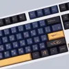 Blue Red Samurai PBT EnglishJapaneserussianskorisk keycap Cherry -profil för mekaniskt tangentbord 7U Space 175 2U Shift 231228