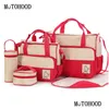 Borse per pannolini Motohood 3928517Cm 5 pezzi Borsa per neonati adatta per mamma Portabottiglie Mamma Mummia Passeggino Set di pannolini per maternità 2202413720 Drop De Otyaq