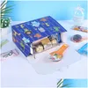 Geschenkpapier Kinder Cartoon Geschenkbox Baby Tasche Weihnachten Hochzeit Gefälligkeiten Handtasche Süßigkeiten Großhandel LX4369 Drop Lieferung Hausgarten Festlich Dhmba