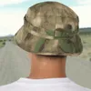 Kamouflage boonie män hatt taktisk armé hink hattar militär multicam panama sommarjakt vandring fiske utomhus sport sol cap 231228