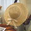 Szerokie grzbiet kapeluszu plażowy czapka kobiet Wersja Wszechstronna Słońce Świetne żeglowanie wzdłuż morza Domino Viesor Cap dla mężczyzn