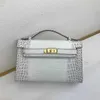 Akilyle designer de luxo totes saco geração saco padrão crocodilo corrente bolsa feminina mini bolsa de um ombro camada saco de couro