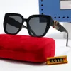 Occhiali da sole occhiali da sole firmati occhiali da sole di lusso per donna lettera UV400 design vintage occhiali da sole da viaggio moda adumbral confezione regalo 6 colori molto buoni