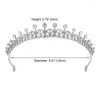 Clips de cheveux Crown Crown Bridal Headshipied Rhinestone Tiaras and Crowns Bandband For Women Wedding Princess Girls Bijoux