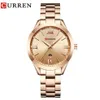 Curren Gold Watch Women Watches Ladies 9007 Steel Women's Armband Watches Female Clock Relogio Feminino Montre Femme227s