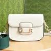 Mirror Quality White Designer Pochette 1955 Sadel Satchel Bag Vintage Luxurys Handväska Crossbody Clutch Bag For Womens Mens Leather Gym kuvert Tote Shoulder Bags