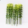 Decorative Flowers 5Pcs Mini Model Bamboo Buildings Sandbox Scene Simulation Plastic Micro Landscape Trees Handmade Artificial Plants