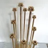 10 Heads Metal Candelabra Luxury Candle Holders Stands Wedding Table Centerpiece Flower Vase Droga Dekoracja przyjęcia