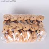 ぬいぐるみのぬいぐるみ12pcs/lot柔らかいぬいぐるみのぬいぐるみおもちゃミニテディベア人形おもちゃ小さなギフトパーティーウェディングキーチェーンバッグペンダントテディキーチェーンL231228