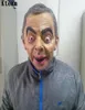 Divertente Party Cosplay Mr Bean Mask Cos Celebrity Britannico Funny Star Puntelli per spettacoli dal vivo Halloween Party Cosplay Maschera per il viso Umano 8584727