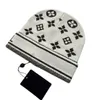 Chapéus de grife de moda masculino e feminino gorro outono/inverno chapéu de malha térmica marca gorro de alta qualidade xadrez crânio chapéu H-20