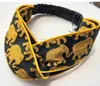 Ontwerper Kruis Hoofdband Voor Vrouwen Mode Meisjes Olifant Aardbei Bee Gedrukt Haarbanden Dames Meisje Retro Tulband Headwraps Gift3552408