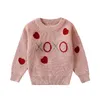 يستمع إلى Baby Baby Valentine Day Sevents Cute Long Sleeve Heart Heart Pullovers Tops Jumper Tops لمدة 3-36 أشهر 231228