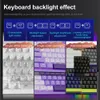 Eyooso z94 teclado mecânico usb para jogos, com fio, monocromático, retroiluminado, 94 teclas, russo, brasileiro, português para computador, laptop, pc 231228