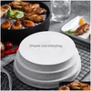 Autres ustensiles de cuisson 500pcs / lot gâteau réutilisable rond pour friteuse à air papier de cuisson résistant à l'huile tapis pain pain barbecue maison cuisine polyvalent bricolage Dhie0