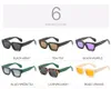 Small Sunglasse Men UV400 Protection Green Purple Lenses tendances des lunettes extérieures Gafas de Sol 231227