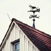 Tak Retro Garden Weather Vane Farm Iron Home German Shepherd Dog Outdoor Roof Decoration 231227