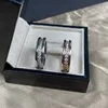 Cluster Ringe 925 Sterling Silber Funkelnde einreihige Diamantring Männer und Frauen Verlobung Mode Geschenk High-End-Schmuck262Z