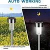 Solar Outdoor Lights Garden Lamp Powered Waterproof Landscape Path for Yard Backyard Lawn Patio Decorative 231227