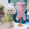 Köpek giyim 10 renk Pet kış kıyafetleri sıcak şık kalınlaşmış yelek küçük büyük aksesuarlar için kedi oyuncaktır