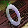 Bangle Myanmar genom Violet Jade Armband Glutinous Species Emerald Lght Style B0017