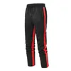 Männer Hosen Unisex Sportswear Kordelzug Elastisch Gestreift Für Frauen Männer Hosen Solide Streetwear Böden Kleidung Jogger