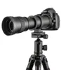 420800mm F8316 Super Telepo Lens Lens Zoom Lens T2 Adaper Ring لـ Canon 5D6D60D Nikon Sony Pentax DSLR Cameras9050404