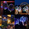 10 opakowań LED Light Up Bobo Balloons Decoration Indoor lub Outdoor Birthday Rok Wedding Party Celebrations 231227