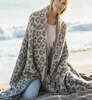 Coperte mezza lana pecora coperta a maglia leopardo plushone dream3754205