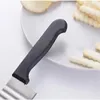 Potatis French Fry Cutter Rostfritt stål Spredat Blad Skivande grönsaksfrukter Slicer Wave Knifer Chopper Köksverktyg