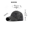 Y2K Washed Denim Star Baseball Cap Vintage Unisex Cotton Sport Hat Outdoor Soft Top Breathable Versatile Sunshade Caps Women Men 231228